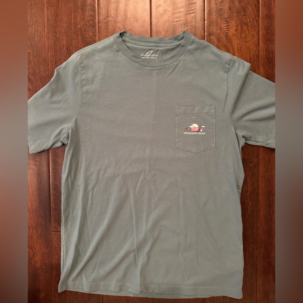Vineyard Vines Boys  Slate Tee with Pocket